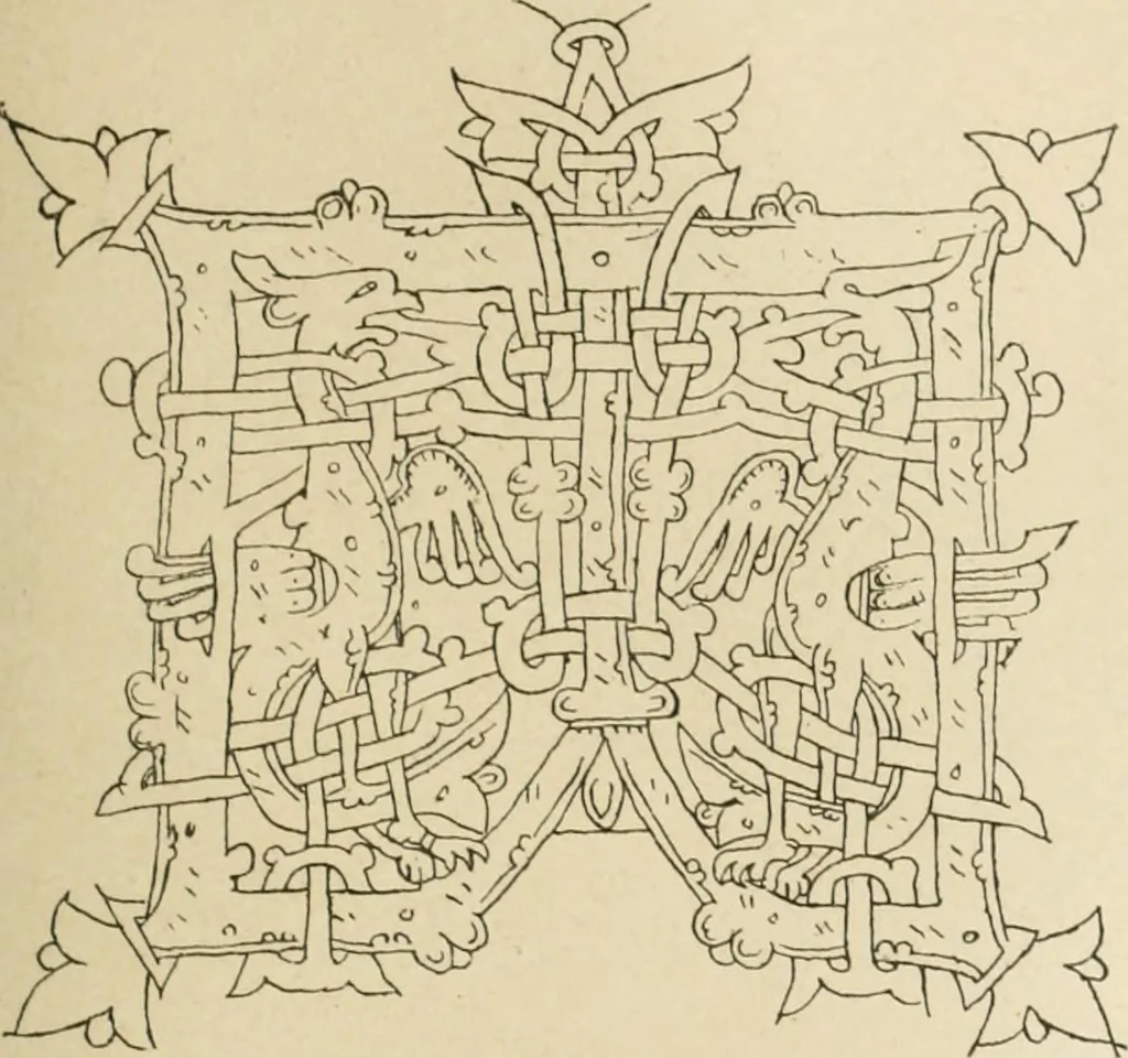 An illustration from Istoricheske ocherki po russkomu ornamentu v rukopisiakh, 1917, leaf 166