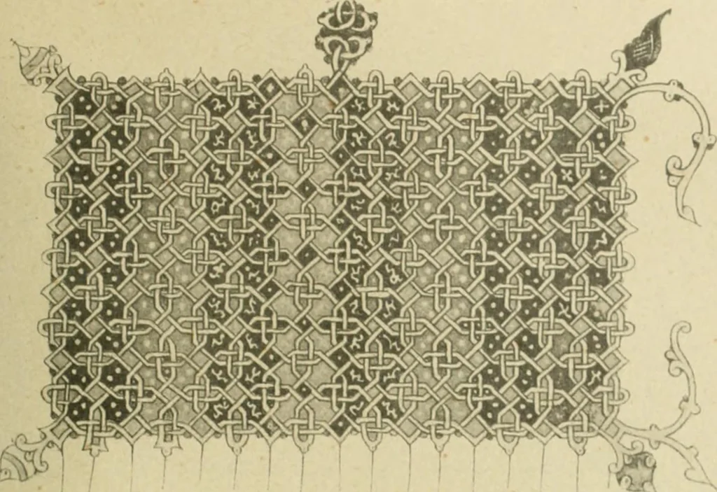 An illustration from Istoricheske ocherki po russkomu ornamentu v rukopisiakh, 1917, leaf 208