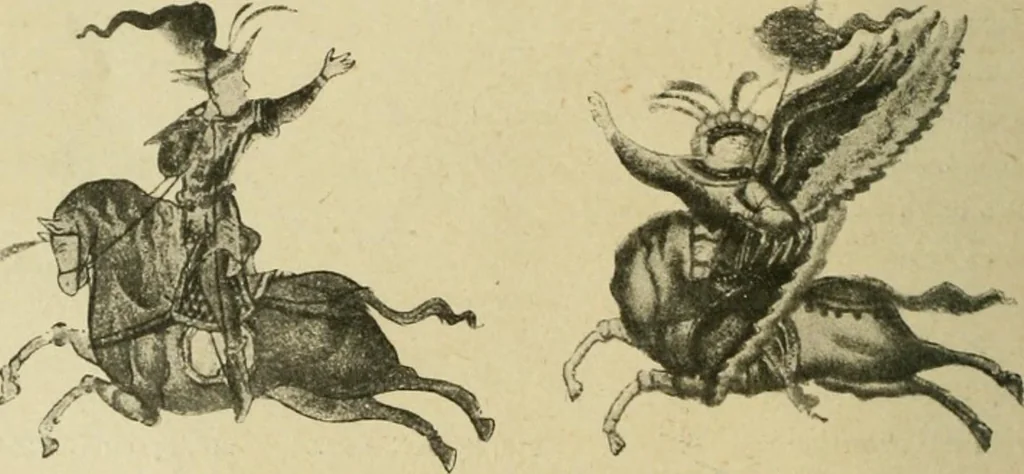 An illustration from Istoricheske ocherki po russkomu ornamentu v rukopisiakh, 1917, leaf 217
