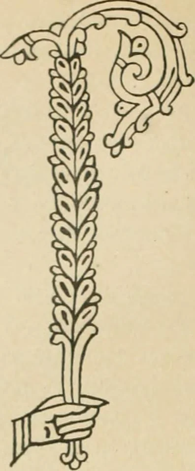 An illustration from Istoricheske ocherki po russkomu ornamentu v rukopisiakh, 1917, leaf 27
