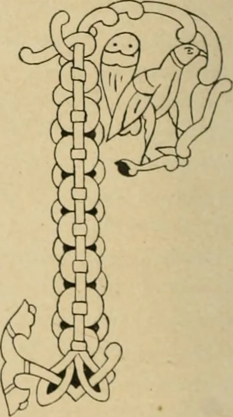 An illustration from Istoricheske ocherki po russkomu ornamentu v rukopisiakh, 1917, leaf 27