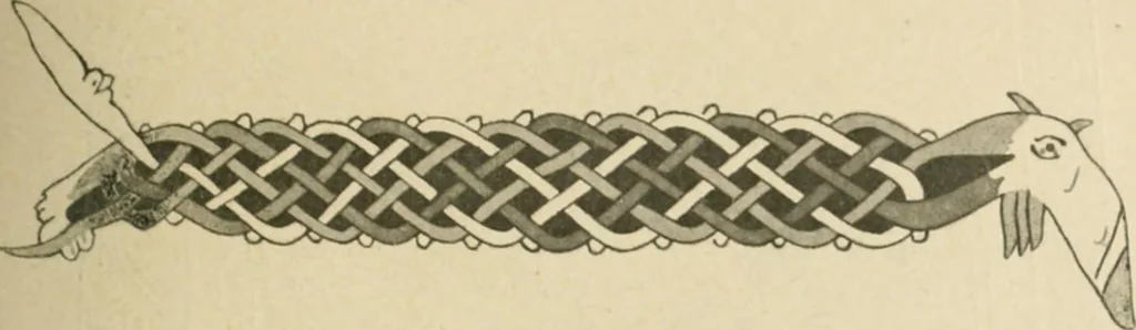 An illustration from Istoricheske ocherki po russkomu ornamentu v rukopisiakh, 1917, leaf 34