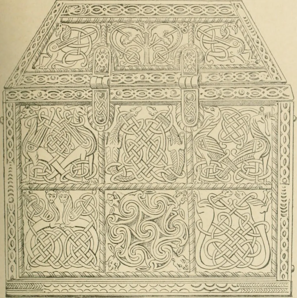 An illustration from Istoricheske ocherki po russkomu ornamentu v rukopisiakh, 1917, leaf 98