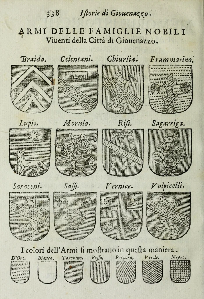 An illustration from Istorie della città di Giouenazzo, 1700, leaf 364