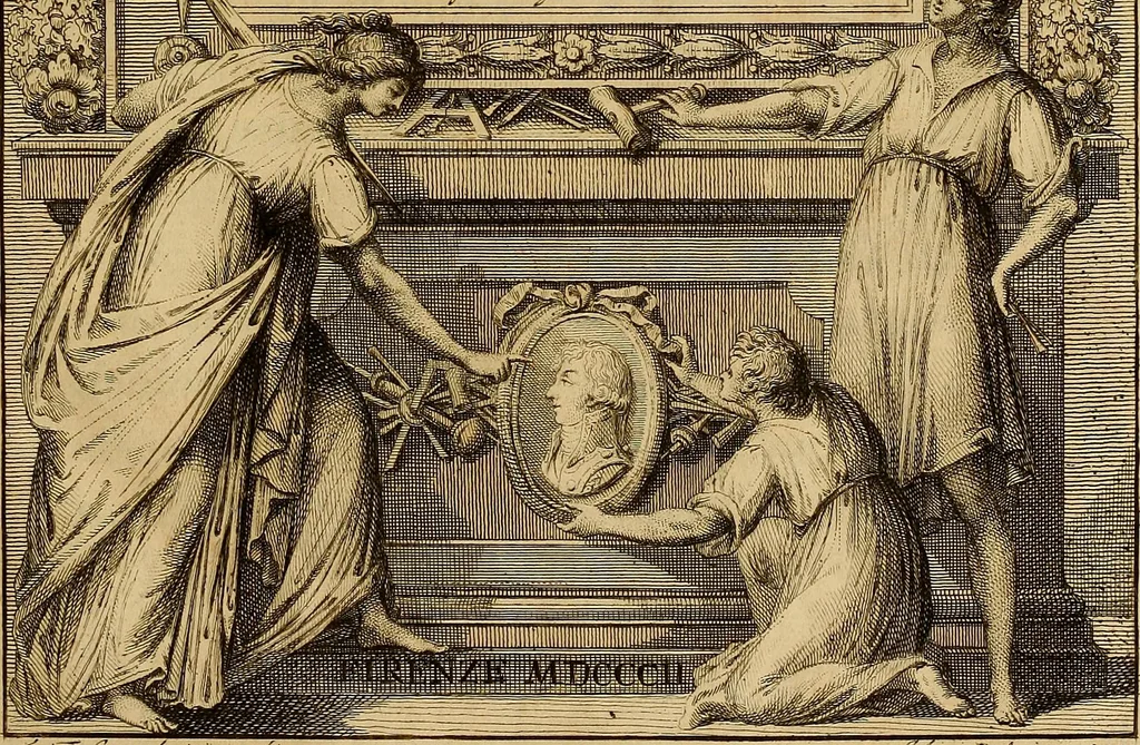 An illustration from Istruzione elementare per gli studiosi della scultura, 1802, leaf 4