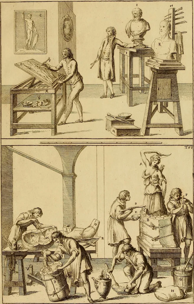 An illustration from Istruzione elementare per gli studiosi della scultura, 1802, leaf 60