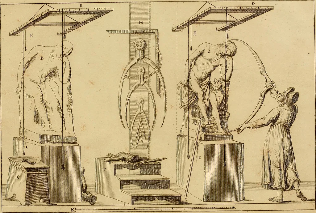 An illustration from Istruzione elementare per gli studiosi della scultura, 1802, leaf 68