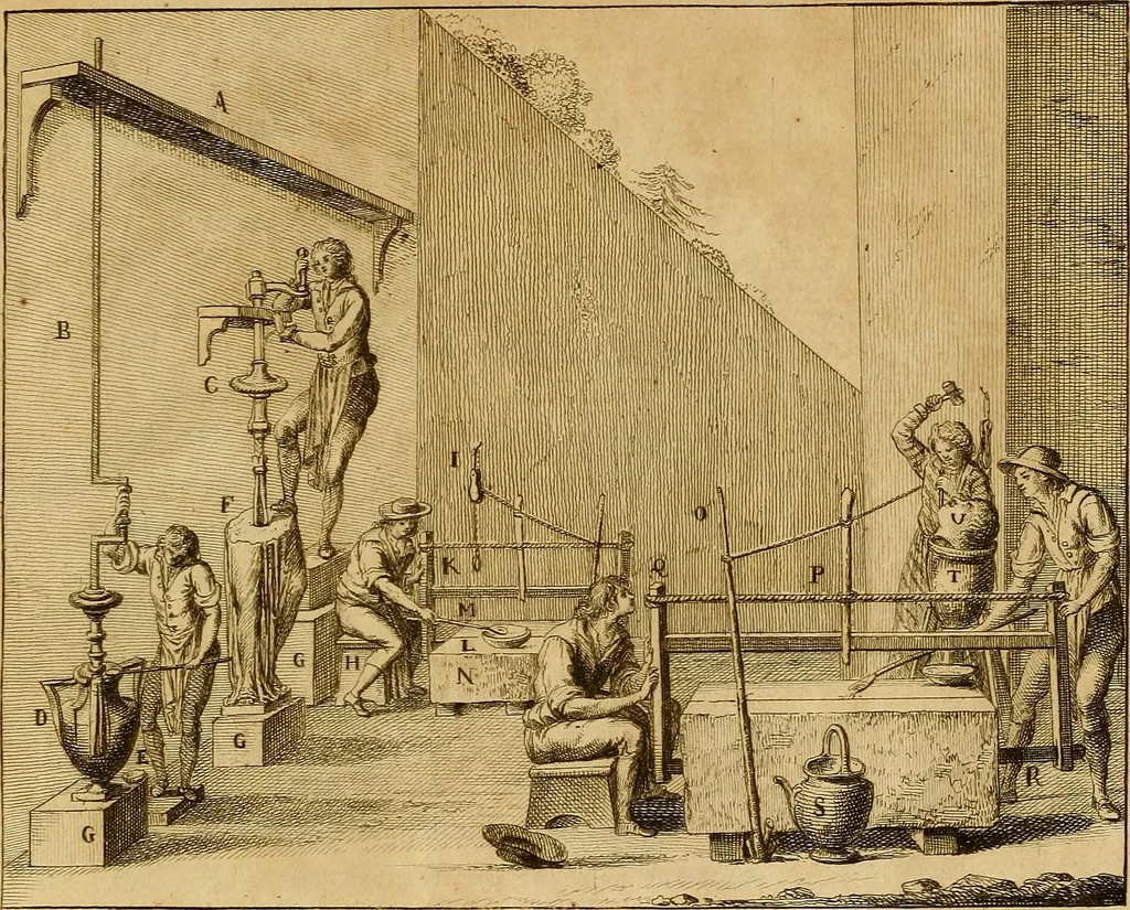 An illustration from Istruzione elementare per gli studiosi della scultura, 1802, leaf 86