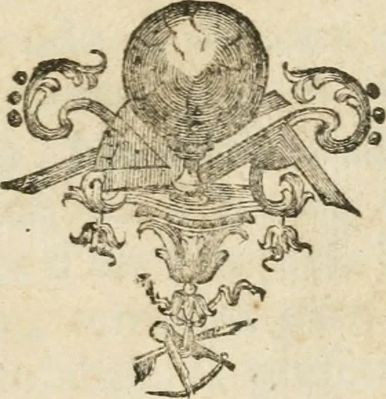 An illustration from Istruzioni elementari per indirizzo de' giovani allo studio dell' architettura civile : divise in libri tre', e dedicate alla maestà infinita di Dio Ottimo Massimo, 1760, leaf 4