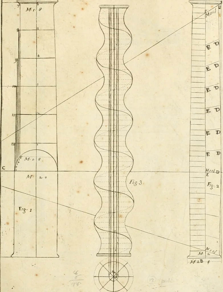 An illustration from Istruzioni elementari per indirizzo de' giovani allo studio dell' architettura civile : divise in libri tre', e dedicate alla maestà infinita di Dio Ottimo Massimo, 1760, leaf 100