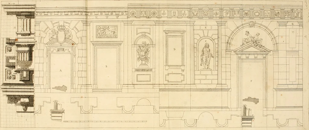 An illustration from Istruzioni elementari per indirizzo de' giovani allo studio dell' architettura civile : divise in libri tre', e dedicate alla maestà infinita di Dio Ottimo Massimo, 1760, leaf 123