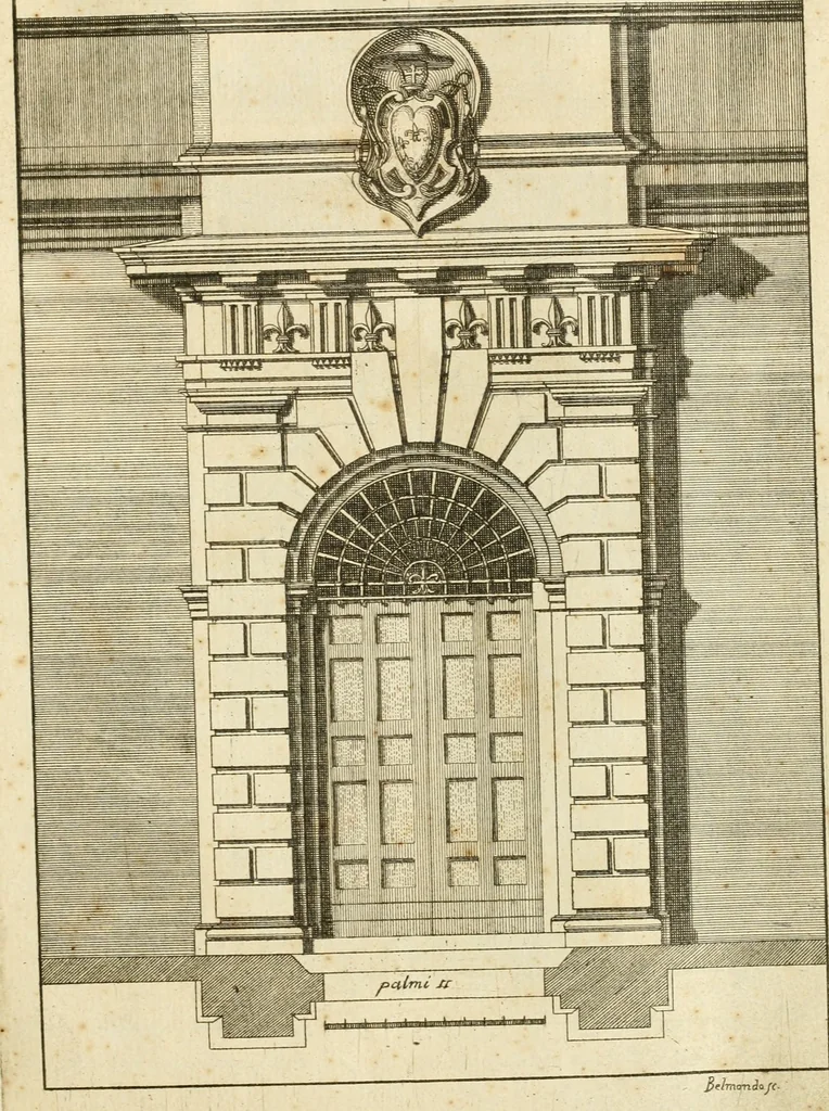 An illustration from Istruzioni elementari per indirizzo de' giovani allo studio dell' architettura civile : divise in libri tre', e dedicate alla maestà infinita di Dio Ottimo Massimo, 1760, leaf 134