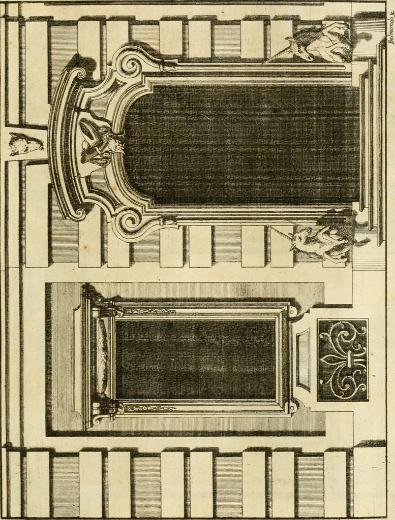 An illustration from Istruzioni elementari per indirizzo de' giovani allo studio dell' architettura civile : divise in libri tre', e dedicate alla maestà infinita di Dio Ottimo Massimo, 1760, leaf 148