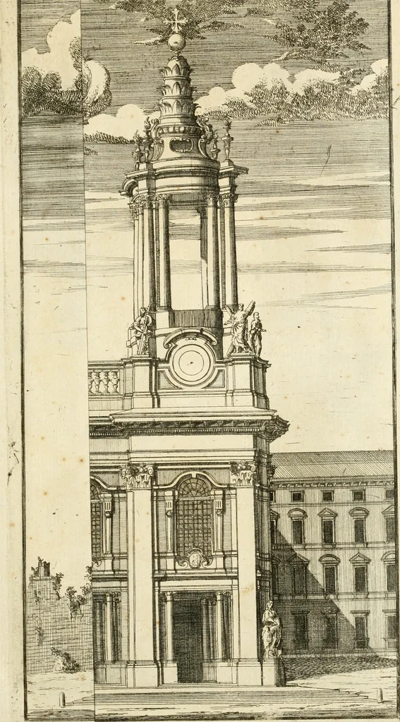 An illustration from Istruzioni elementari per indirizzo de' giovani allo studio dell' architettura civile : divise in libri tre', e dedicate alla maestà infinita di Dio Ottimo Massimo, 1760, leaf 154