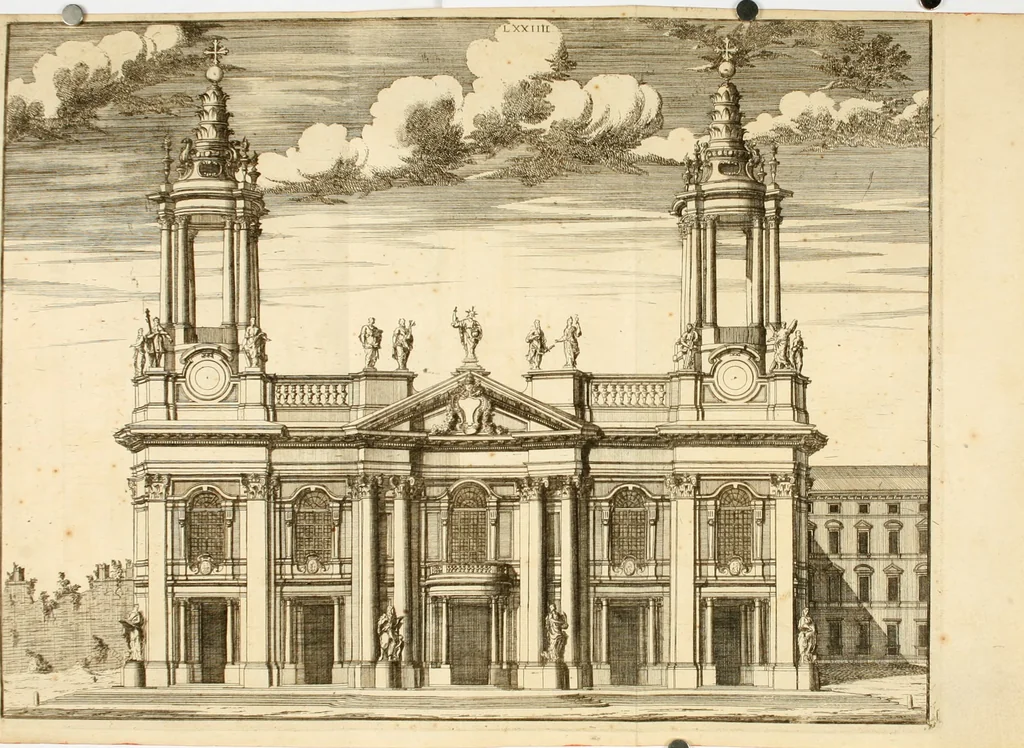 An illustration from Istruzioni elementari per indirizzo de' giovani allo studio dell' architettura civile : divise in libri tre', e dedicate alla maestà infinita di Dio Ottimo Massimo, 1760, leaf 155