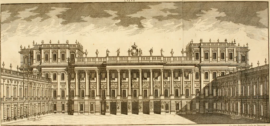 An illustration from Istruzioni elementari per indirizzo de' giovani allo studio dell' architettura civile : divise in libri tre', e dedicate alla maestà infinita di Dio Ottimo Massimo, 1760, leaf 161
