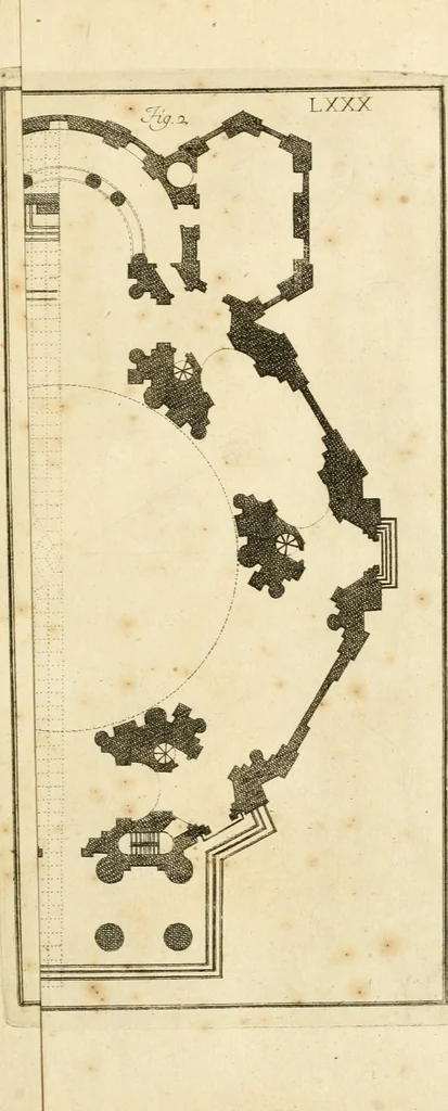 An illustration from Istruzioni elementari per indirizzo de' giovani allo studio dell' architettura civile : divise in libri tre', e dedicate alla maestà infinita di Dio Ottimo Massimo, 1760, leaf 166