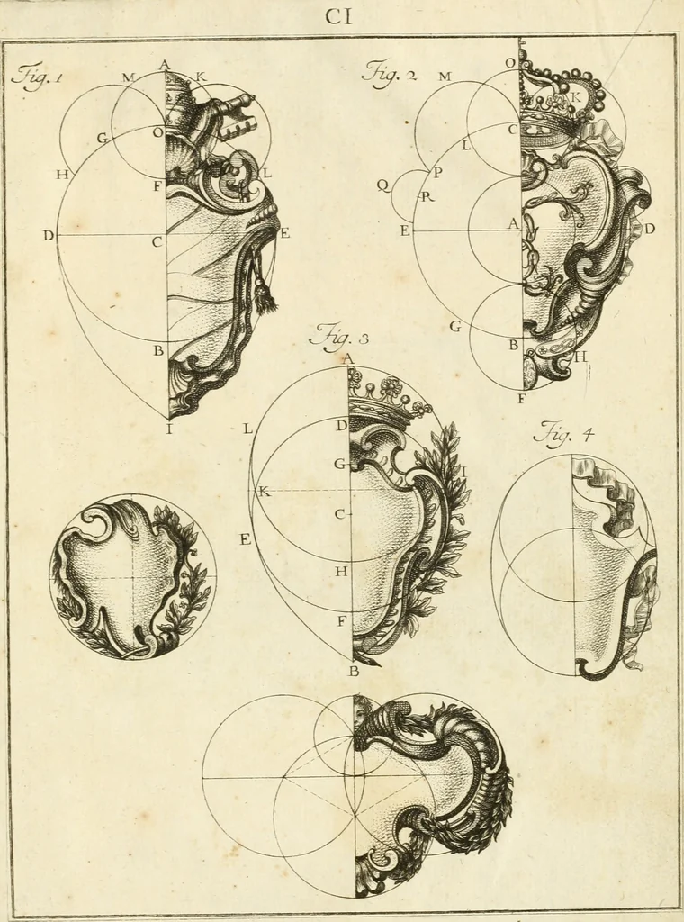 An illustration from Istruzioni elementari per indirizzo de' giovani allo studio dell' architettura civile : divise in libri tre', e dedicate alla maestà infinita di Dio Ottimo Massimo, 1760, leaf 208