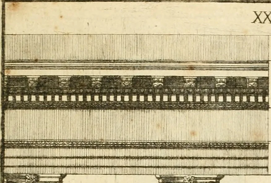 An illustration from Istruzioni elementari per indirizzo de' giovani allo studio dell' architettura civile : divise in libri tre', e dedicate alla maestà infinita di Dio Ottimo Massimo, 1760, leaf 80