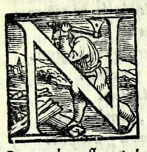 An illustration from I svppositi : comedia, 1551, leaf 15