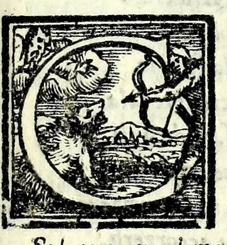 An illustration from I svppositi : comedia, 1551, leaf 57