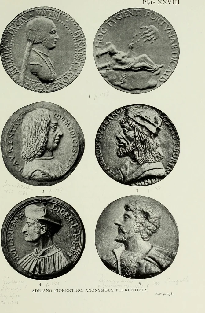 An illustration from Italian medals, 1904, leaf 206
