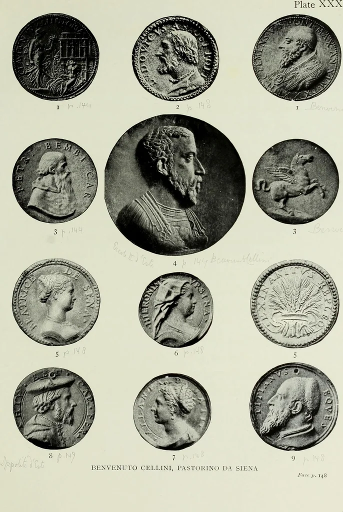 An illustration from Italian medals, 1904, leaf 220