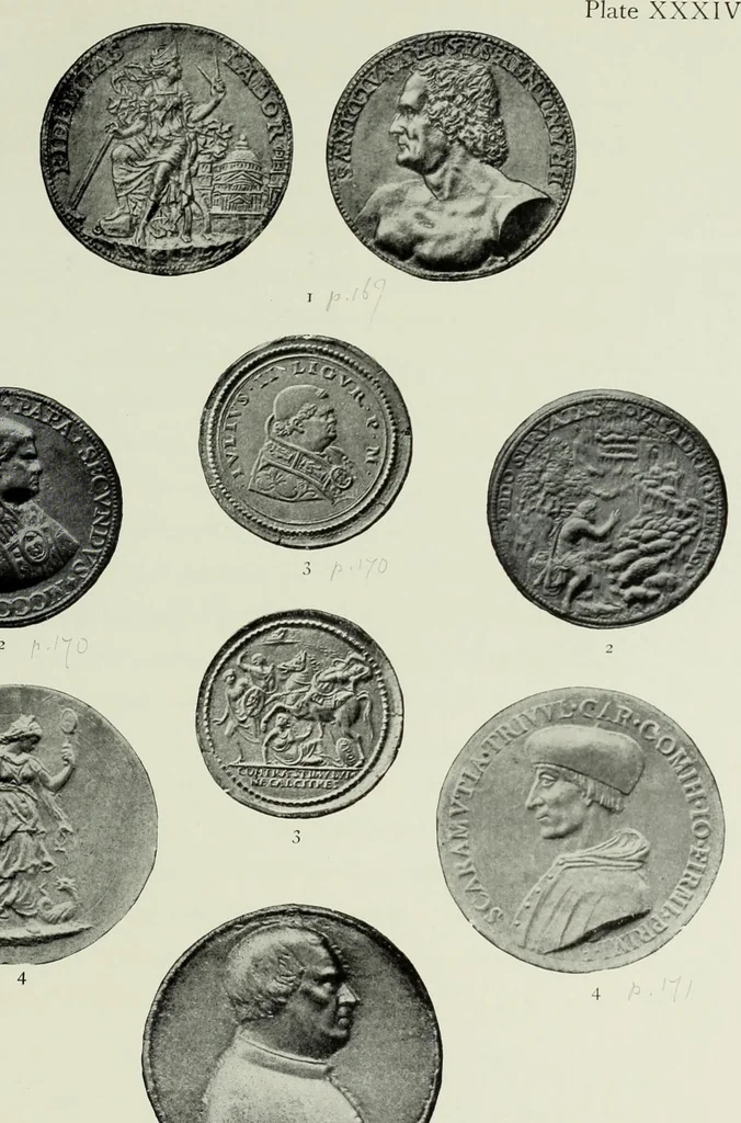An illustration from Italian medals, 1904, leaf 252