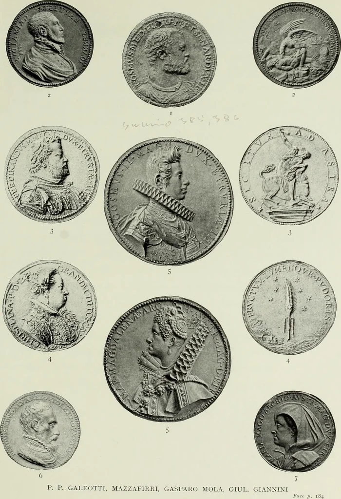 An illustration from Italian medals, 1904, leaf 268