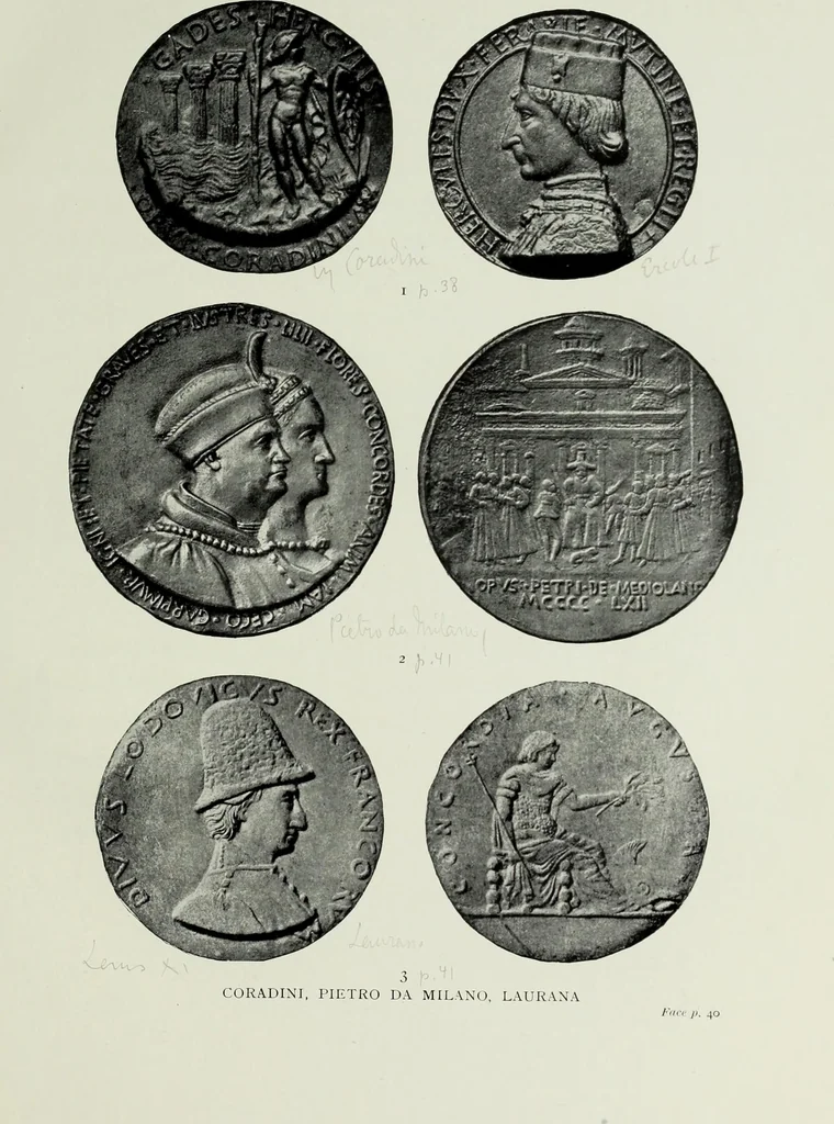 An illustration from Italian medals, 1904, leaf 68