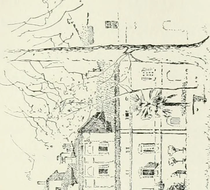 An illustration from Italian backgrounds, 1907, leaf 144