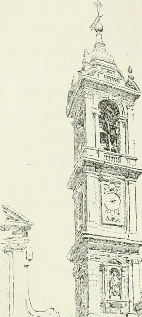An illustration from Italian backgrounds, 1907, leaf 198