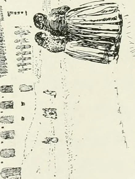 An illustration from Italian backgrounds, 1907, leaf 68