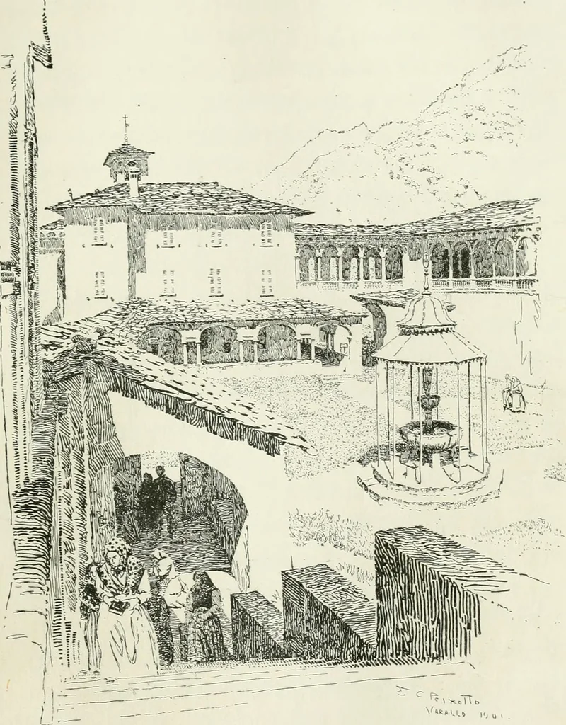 An illustration from Italian backgrounds, 1907, leaf 80