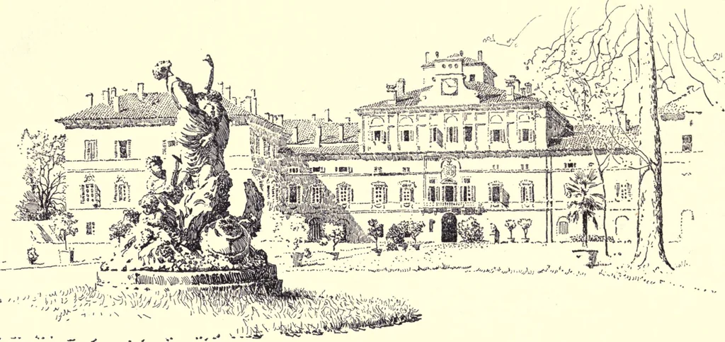 An illustration from Italian backgrounds, 1905, leaf 160