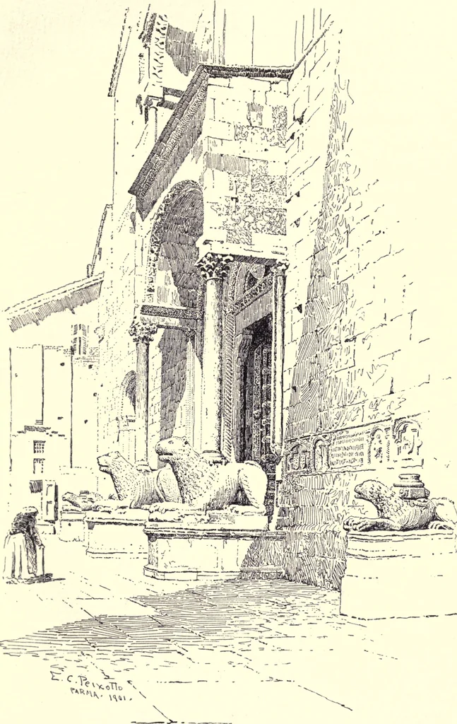 An illustration from Italian backgrounds, 1905, leaf 168