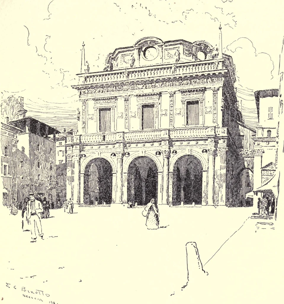 An illustration from Italian backgrounds, 1905, leaf 52