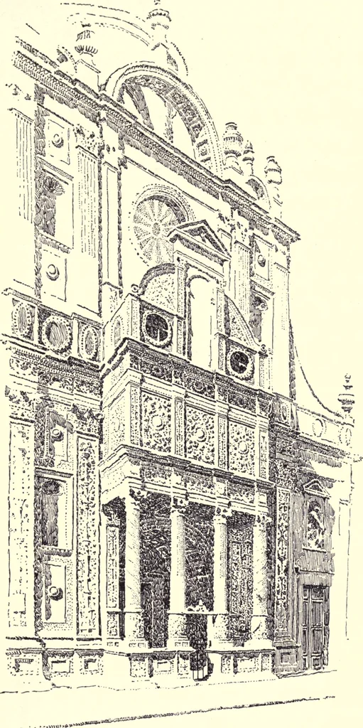 An illustration from Italian backgrounds, 1905, leaf 64