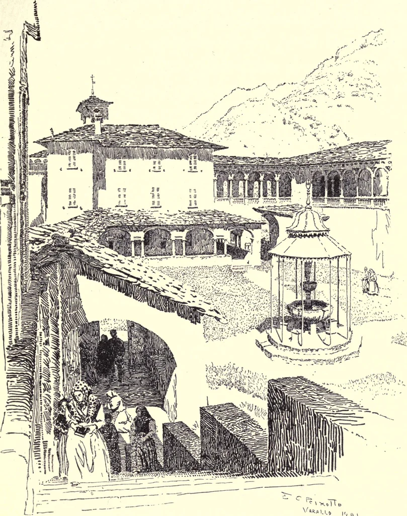 An illustration from Italian backgrounds, 1905, leaf 92