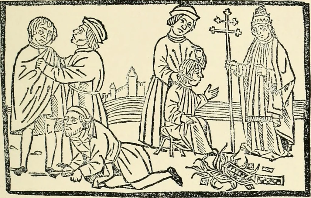 An illustration from Italian book illustrations, chiefly of the fifteenth century, 1894, leaf 100