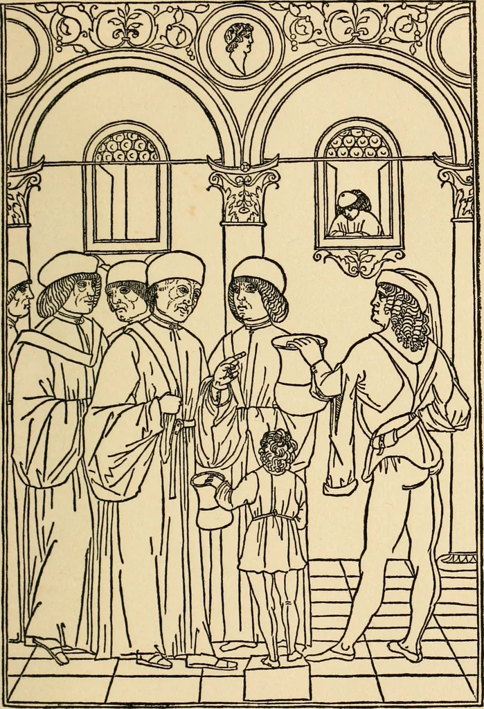 An illustration from Italian book illustrations, chiefly of the fifteenth century, 1894, leaf 60