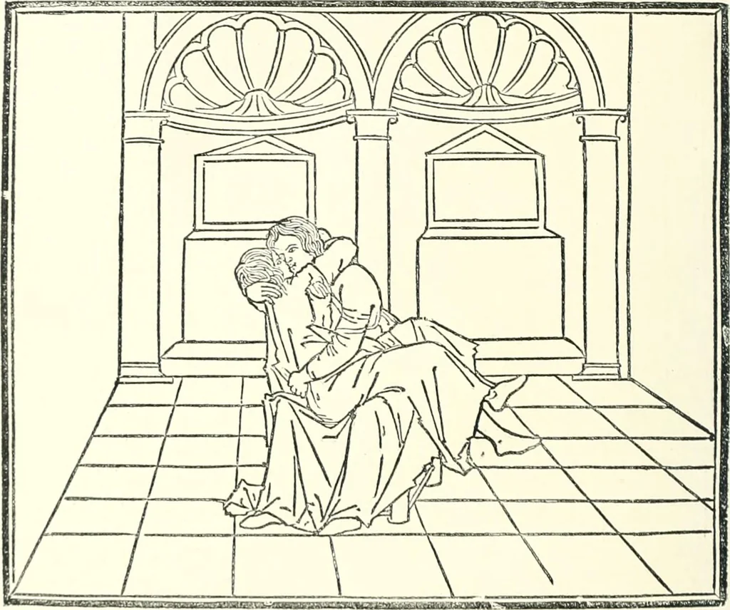 An illustration from Italian book illustrations, chiefly of the fifteenth century, 1894, leaf 67