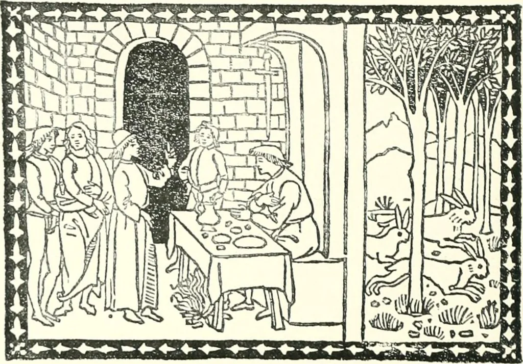 An illustration from Italian book illustrations, chiefly of the fifteenth century, 1894, leaf 87