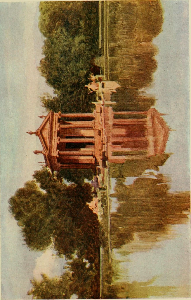 An illustration from Italian castles and country seats, 1911, leaf 200