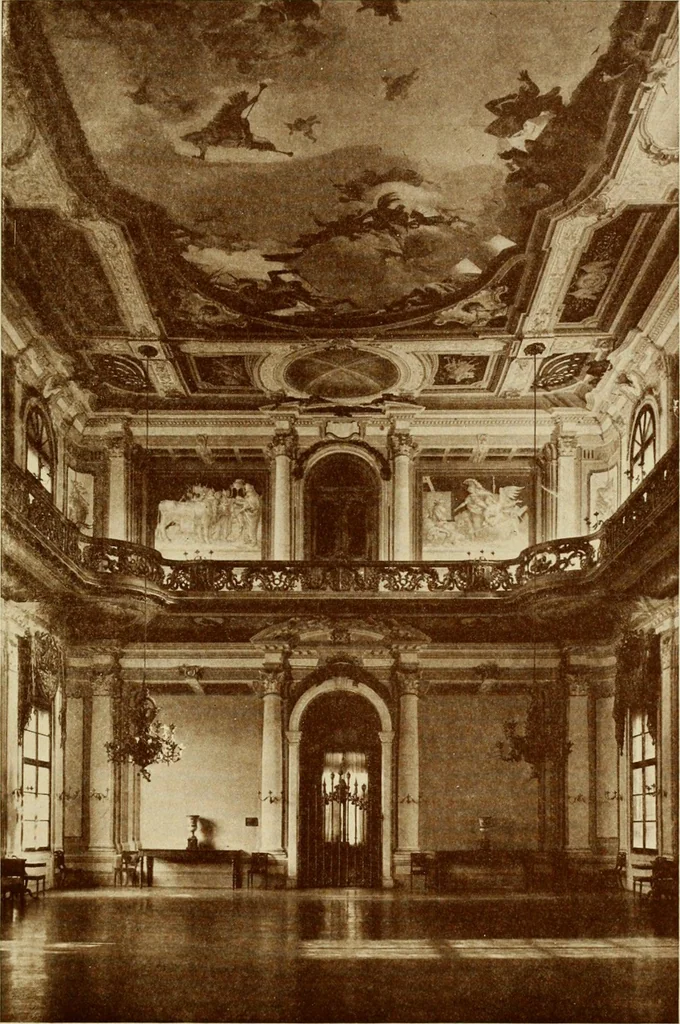 An illustration from Italian castles and country seats, 1911, leaf 242