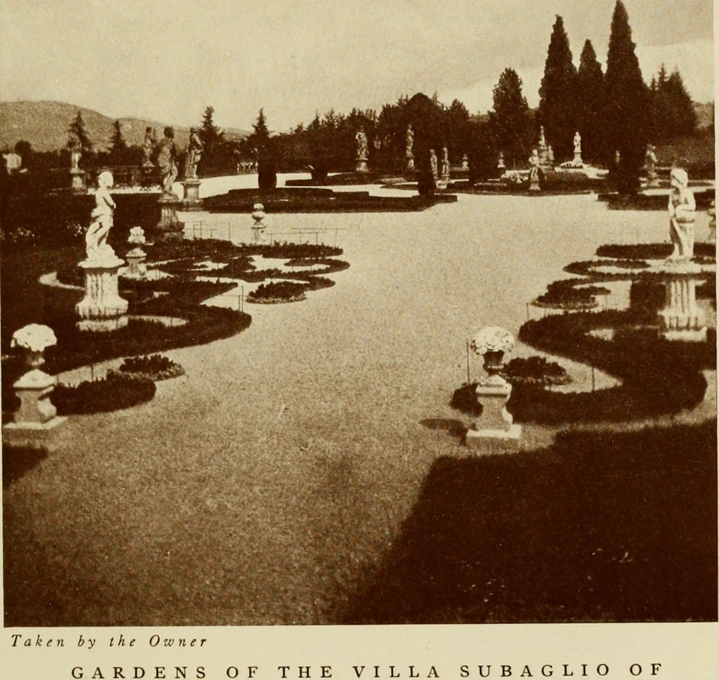 An illustration from Italian castles and country seats, 1911, leaf 354