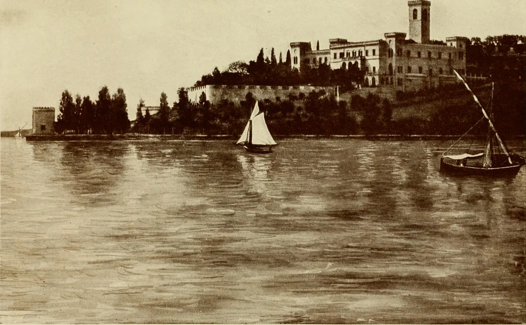 An illustration from Italian castles and country seats, 1911, leaf 464