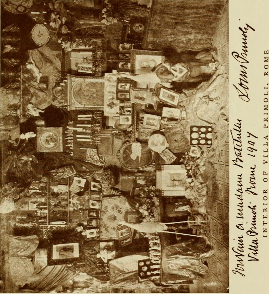 An illustration from Italian castles and country seats, 1911, leaf 554