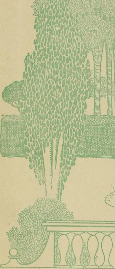 An illustration from Italian castles and country seats, 1911, leaf 709