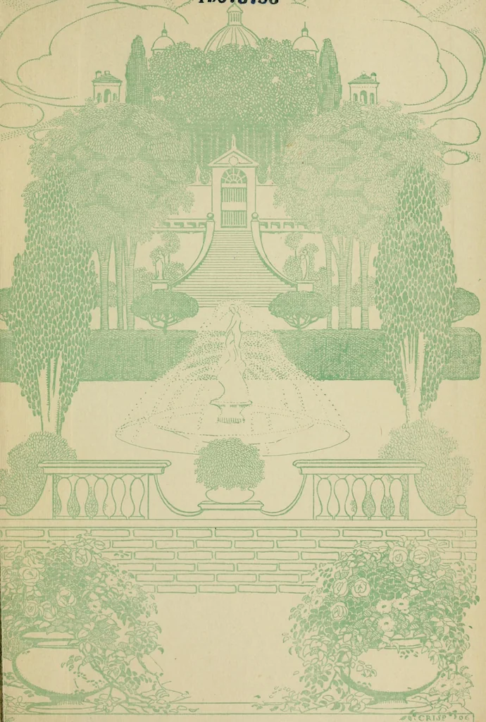 An illustration from Italian castles and country seats, 1911, leaf 710